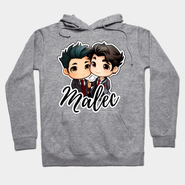 Malec Shadowhunter Hoodie by NinjadesignShop